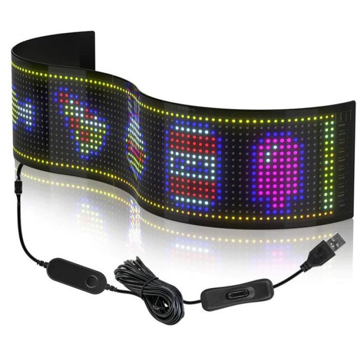 Affichage matriciel LED flexible