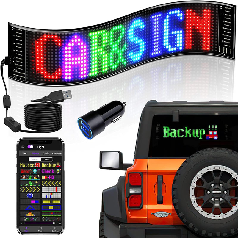 Panneau LED pour voiture